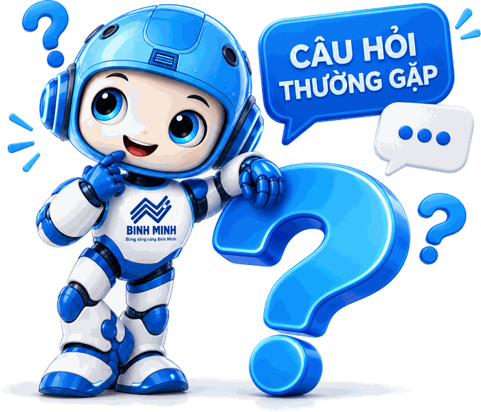 Linh vật Bimo của Quảng cáo Bình Minh – Câu hỏi thường gặp